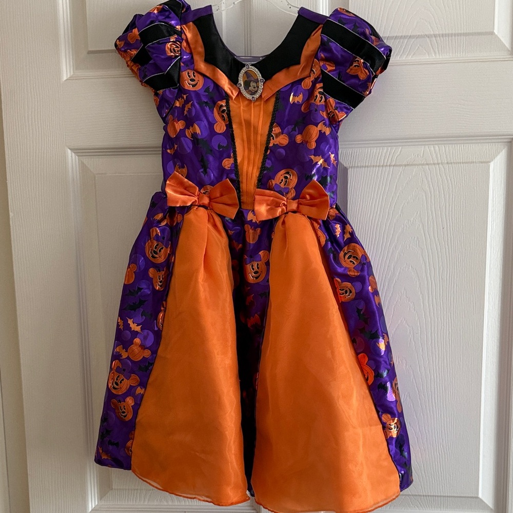 Disneyland Minnie Mouse Halloween Pumpkin Costume - Purple and Orange